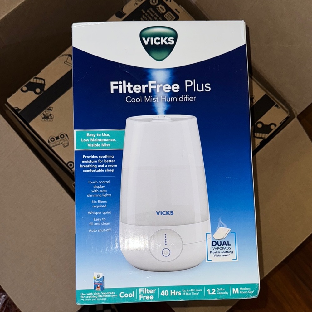 Vicks FilterFree Plus Cool Mist Humidifier